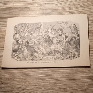 "Massacre of St. Bartholomew" by illustrator George Cruikshank